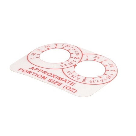 Star Manufacturing Label Portion Control 2MZ10208